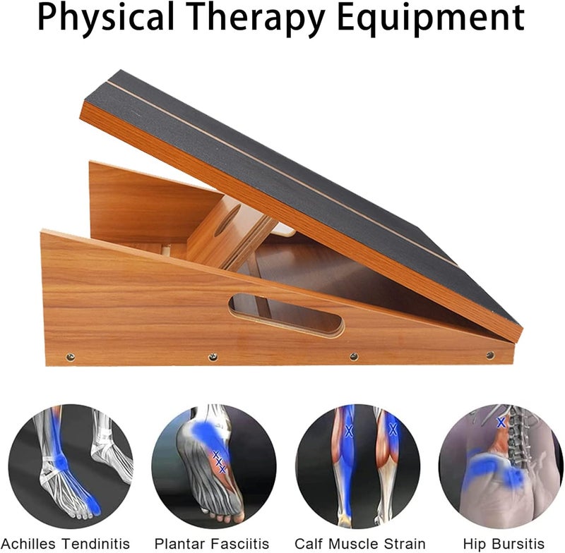 MUCITAGF Professional Slant Board, Adjustable Incline Board and Calf Stretcher, Slant Board for Calf Stretching, Calf Stretch Board - Image 4